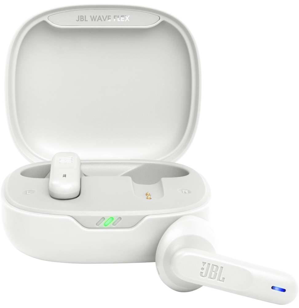 Écouteurs Bluetooth JBL Wave Flex TWS Blanc (6925281953491)