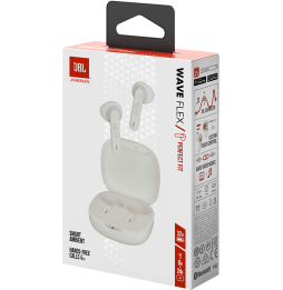Écouteurs Bluetooth JBL Wave Flex TWS Blanc (6925281953491)