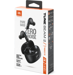 Écouteurs Bluetooth JBL Tune Beam 2 TWS Noir (1200130016479)