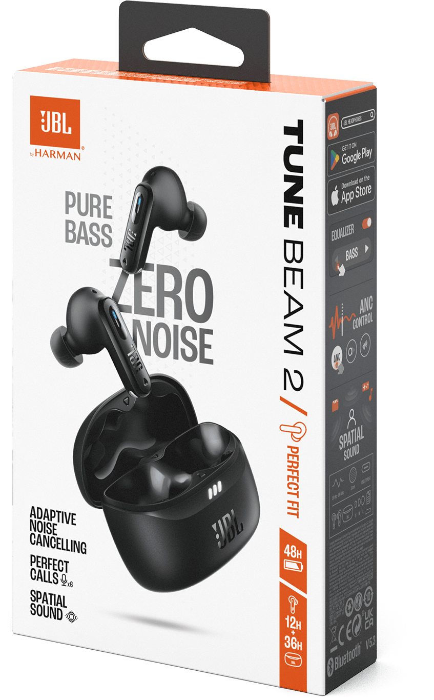 سماعات أذن Bluetooth JBL Tune Beam 2 TWS أسود (1200130016479) — صورة 9