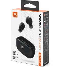 Écouteurs Bluetooth JBL Wave Buds 2 TWS Noir (1200130015373)