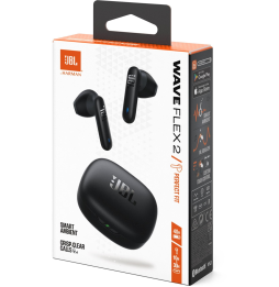 Écouteurs Bluetooth JBL Wave Flex 2 TWS Noir (1200130015137)