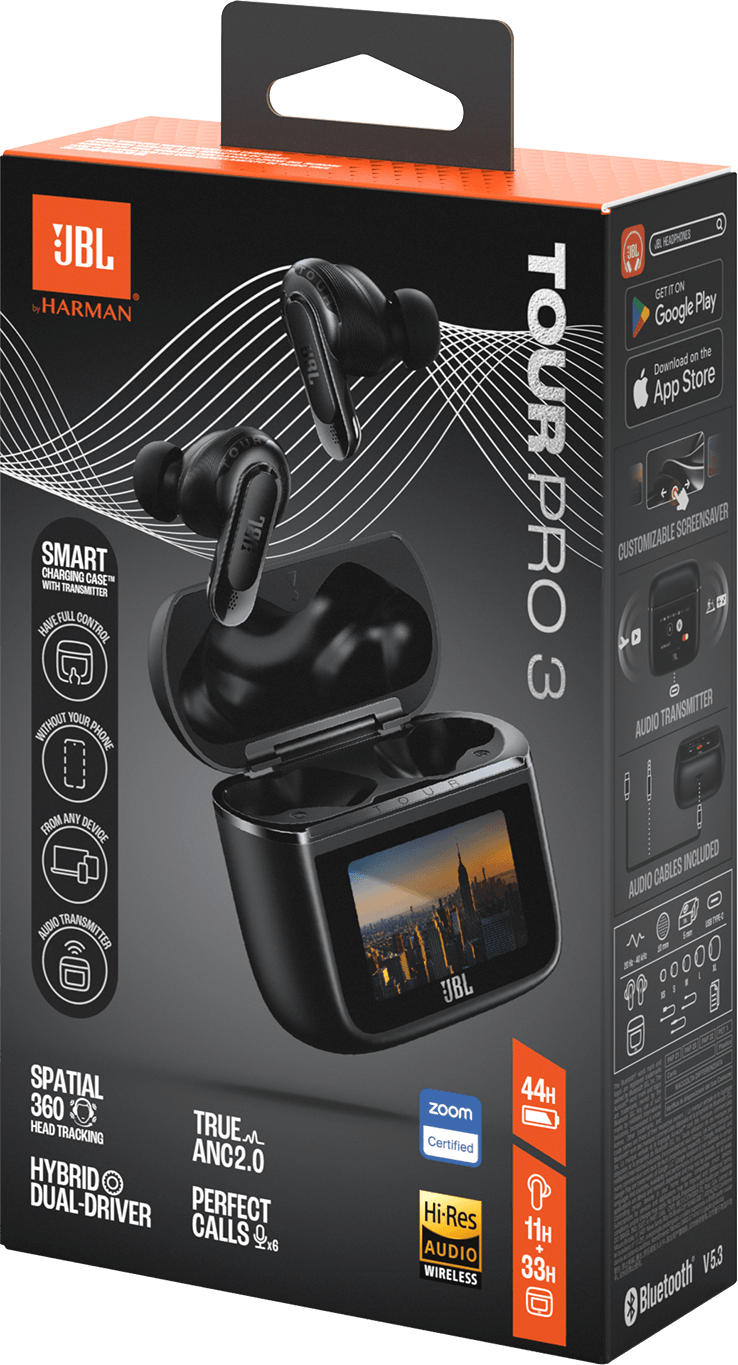 Écouteurs Bluetooth JBL Tour Pro 3 Noir (1200130013836) — image 11