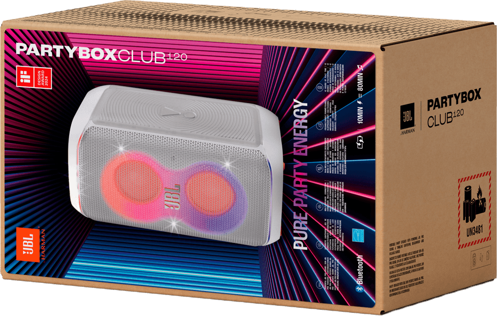 Enceinte Bluetooth portable JBL Partybox Club 120 Blanc (1200130019128) — image 12