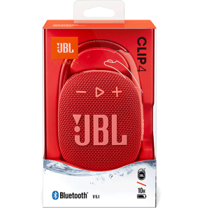 Enceinte Bluetooth portable JBL Clip4 Rouge (6925281979316)