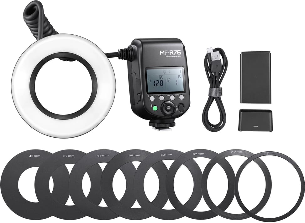 Godox MF-R76 Macro Camera Flash (6952344223741) — image 4