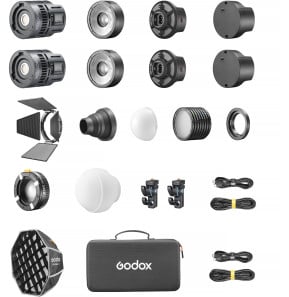 Kit de 2 lumières LED Godox RS60R 2K RGB...