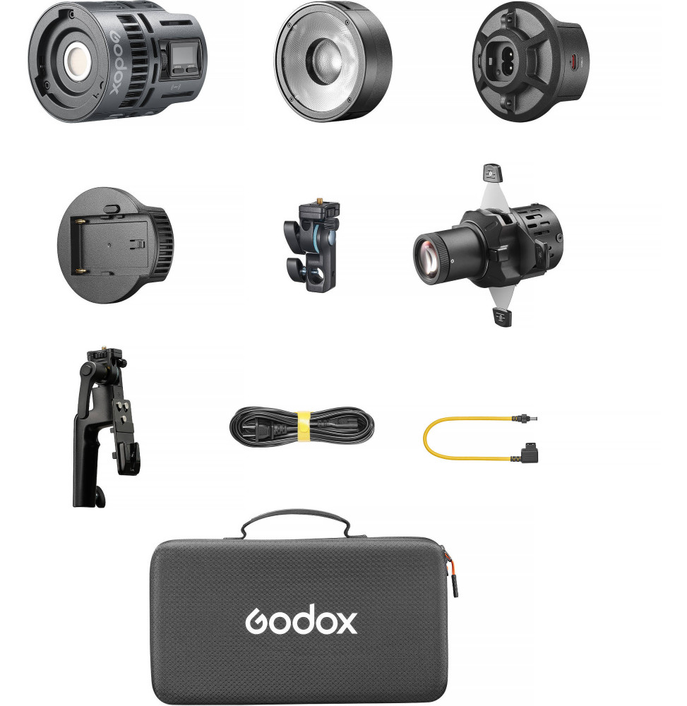 Kit de fixation par projection Godox RS60R 1K avec RGB LED Monolight (6952344241271)