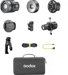 Kit de fixation par projection Godox RS60R 1K avec RGB LED Monolight (6952344241271)