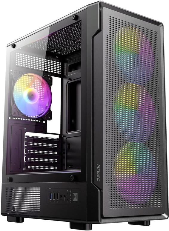 Boitier Gaming Antec VCX300 ARGB ATX Noir (761345102247)