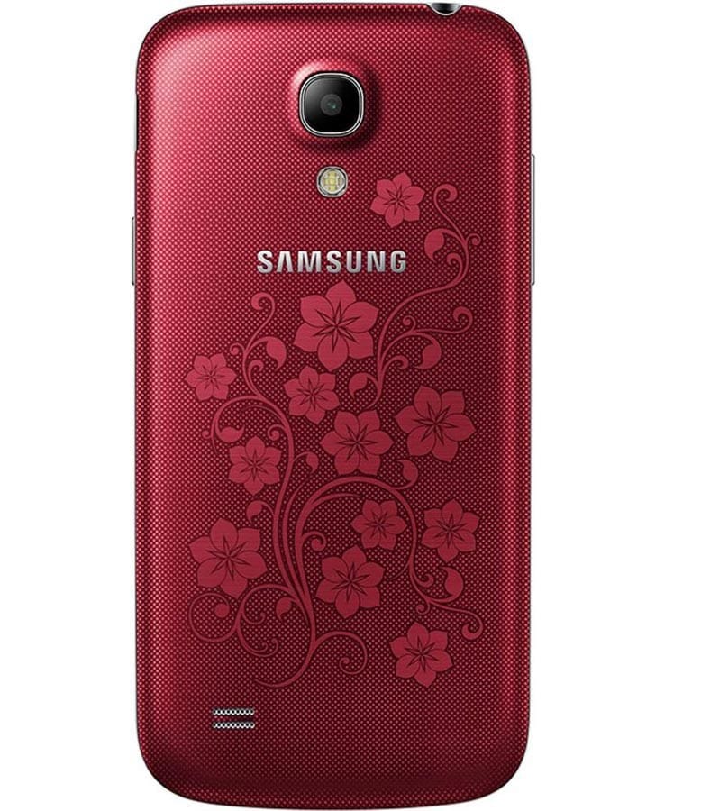 Smartphone SAMSUNG Galaxy S4 Mini - Fleur edition + Pack de 2 étuis orange & vert Offerts