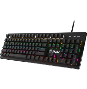 Clavier gaming rétroéclairé mécanique MSI FORGE GK300 BLUE - AZERTY