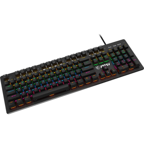 Clavier gaming rétroéclairé mécanique MSI FORGE GK300 BLUE - AZERTY
