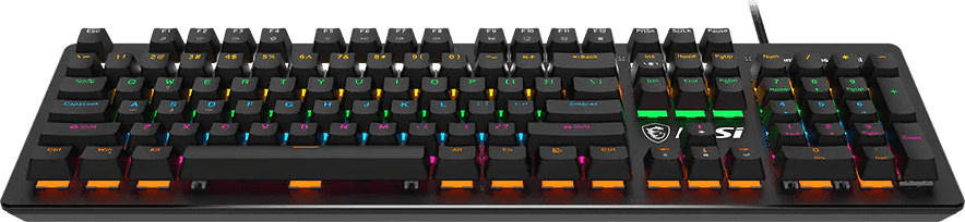 Clavier gaming rétroéclairé mécanique MSI FORGE GK300 BLUE - AZERTY — image 2