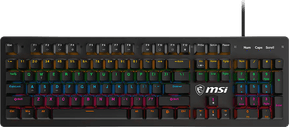 Clavier gaming rétroéclairé mécanique MSI FORGE GK300 BLUE - AZERTY