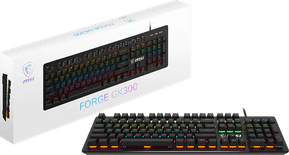 Clavier gaming rétroéclairé mécanique MSI FORGE GK300 BLUE - AZERTY — image 5