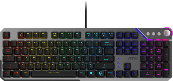 Clavier gaming rétroéclairé mécanique MSI STRIKE 600 SILENT - AZERTY