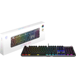 Clavier gaming rétroéclairé mécanique MSI STRIKE 600 SILENT - AZERTY