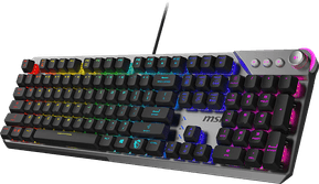 Clavier gaming rétroéclairé mécanique MSI STRIKE 600 SILENT - AZERTY — image 3