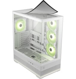 Boîtier PC Gaming MSI MAG PANO 110R Pz Blanc