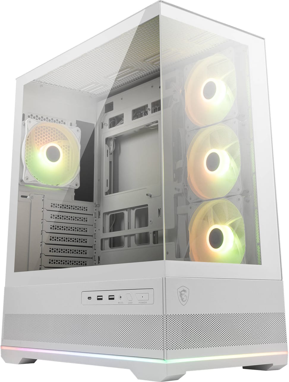 Boîtier PC Gaming MSI MAG PANO 110R Pz Blanc — image 3