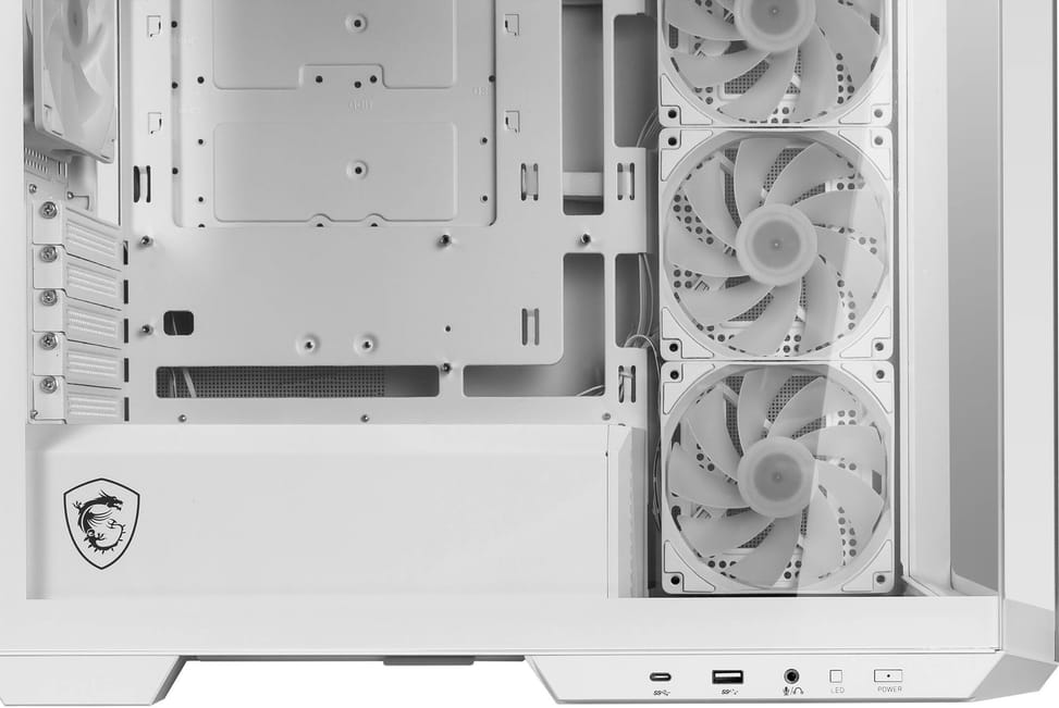 صندوق حاسوب للألعاب MSI MAG PANO M100R PZ أبيض — صورة 10