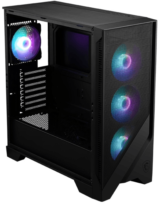 MSI MAG FORGE 320R AIRFLOW Gaming PC Case — image 2