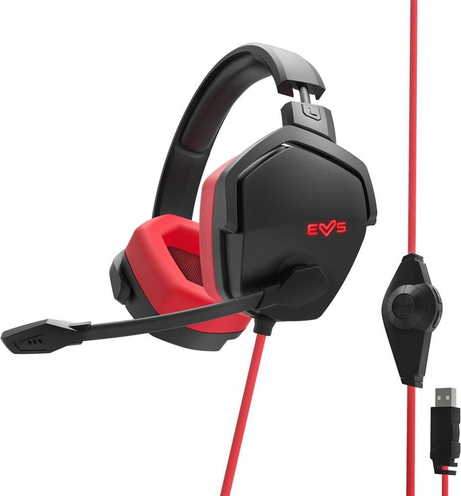 Energy Sistem ESG 4 Surround 7.1 Gaming Headset Red - USB — image 1
