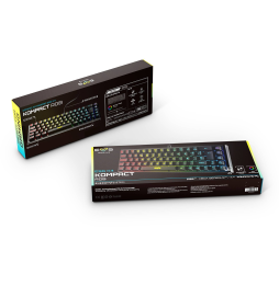 Clavier gaming rétroéclairé Energy Sistem ESG K4 Kompact RGB USB-C (AZERTY)