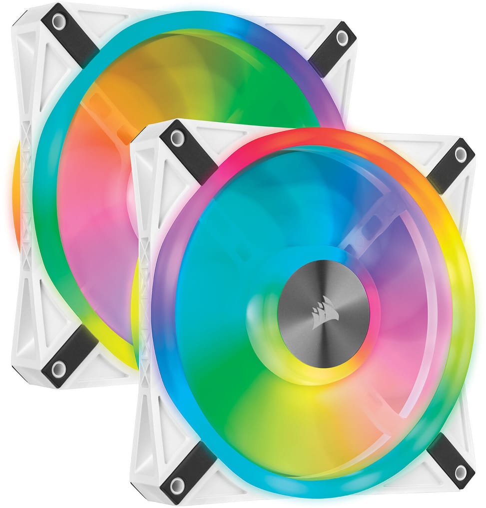 Corsair QL140 RGB Case Fans White - Pack of Two — image 1