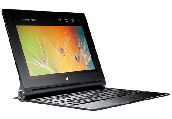 Tablette 4G Lenovo Yoga Tablet 2-1051 avec Windows 8.1 + Office 365 (Clavier inclus)