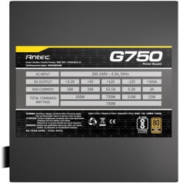 Alimentation PC Antec G750 EC 750W (761345200424)