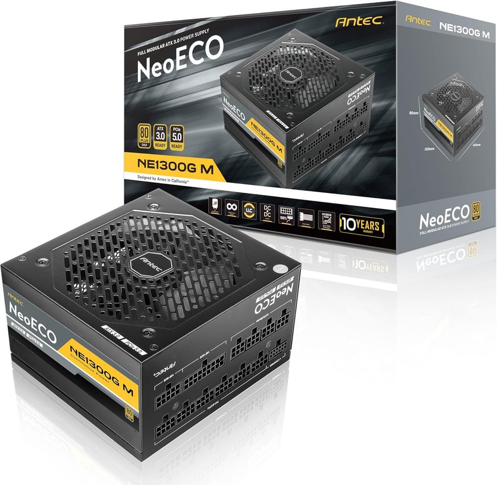 Alimentation PC Antec NE1300G M ATX3.1 EC 1300W (761345113984) — image 1