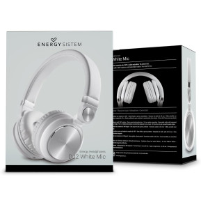 Casque Energy Sistem DJ2 avec Micro Blanc - Jack 3,5 mm (8432426426737)