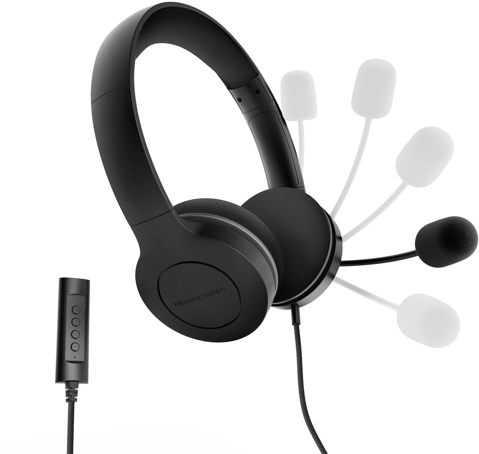 Energy Sistem Office 3 Headset Black - 3.5 mm Jack / USB (8432426452033) — image 1