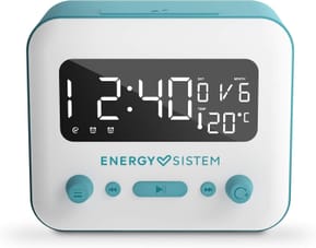 Enceinte portable Bluetooth Energy Sistem Clock Speaker 2 Sky Blue (8432426451265) — image 3