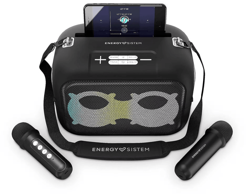 مكبر صوت محمول Bluetooth Energy Sistem KaraokeStar أسود (8432426459339) — صورة 1