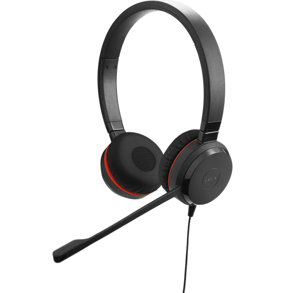 Micro-casque Jabra Evolve2 30 II Duo version Stereo - 3.5 mm Jack (14401-21)