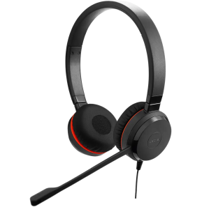 Micro-casque Jabra Evolve2 30 II Duo version Stereo - 3.5 mm Jack (14401-21)