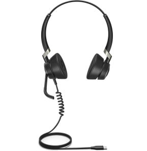 Micro-casque Jabra Engage 50 II UC Duo avec contrôleur USB-A détachable pour une mobilité facile (5099-299-2219)