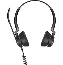 Micro-casque Jabra Engage 50 II UC Duo avec contrôleur USB-A détachable pour une mobilité facile (5099-299-2219)