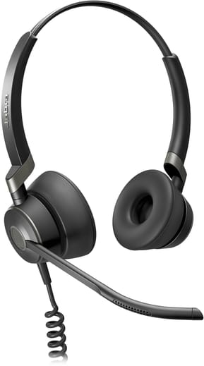 Micro-casque Jabra Engage 50 II UC Duo avec contrôleur USB-A détachable pour une mobilité facile (5099-299-2219)
