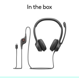 Micro-casque filaire Logitech H390 - USB type-C (981-001576)