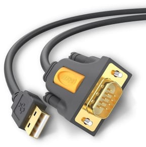 Adaptateur Ugreen USB 2.0 vers DB9 RS-232 Mâle - 3 mètres (20223)