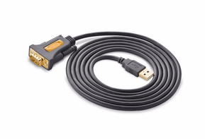 Adaptateur Ugreen USB 2.0 vers DB9 RS-232 Mâle - 3 mètres (20223) — image 2