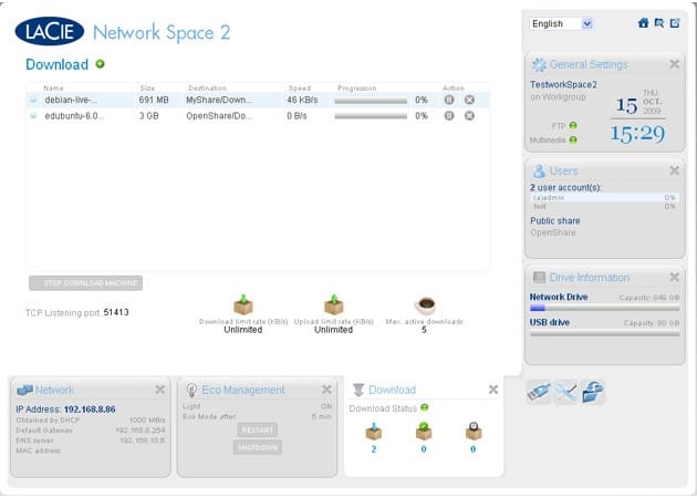 Disque dur réseau LaCie Network Space 2