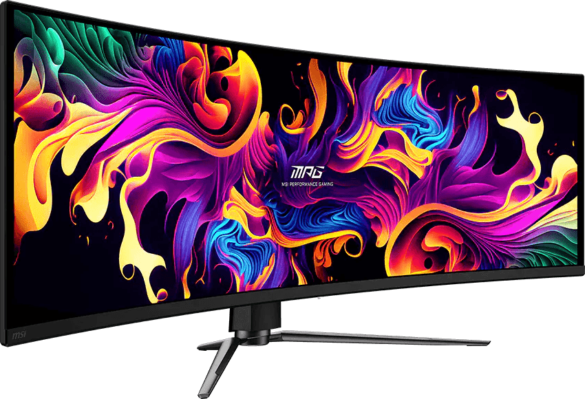 MSI MPG 491CQPX QD-OLED 49" DQHD Curved Gaming Monitor (9S6-3FA84T-028) — image 2
