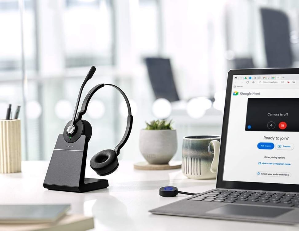 Micro-casque Jabra Engage 55 UC Stéréo USB-C - avec Base chargeur (9559-435-111) — image 5