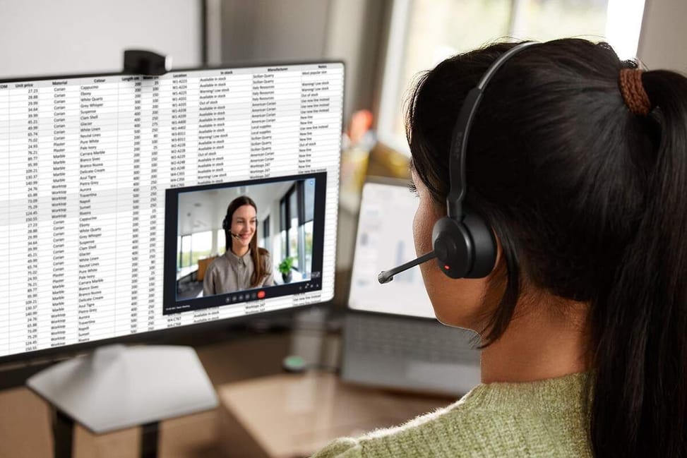 Micro-casque Jabra Engage 55 UC Stéréo USB-C - avec Base chargeur (9559-435-111) — image 6
