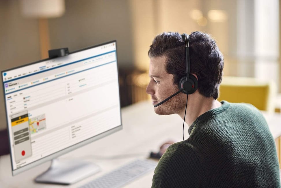 Micro-casque Jabra Engage 50 II Mono UC avec adaptateur USB C/A (5093-299-2269) — image 6